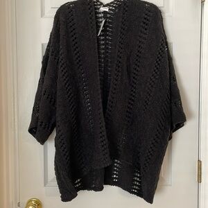 Sonoma Open Front Loose Weave Cardigan